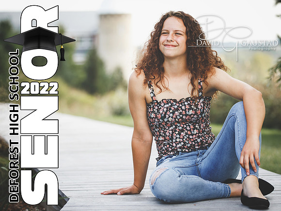 #5 Senior Full Pic Without Name Yard Sign Photo Sign - $30