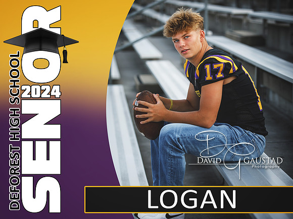 #1   Oval Picture Senior Lawn Sign Photo Sign - $30