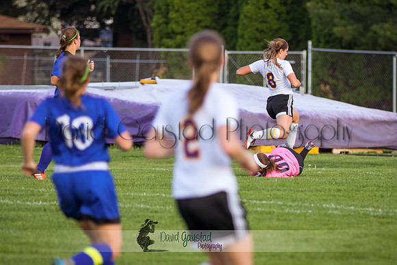 DeForest varsity girls soccer vs Lodi 5/24/2016