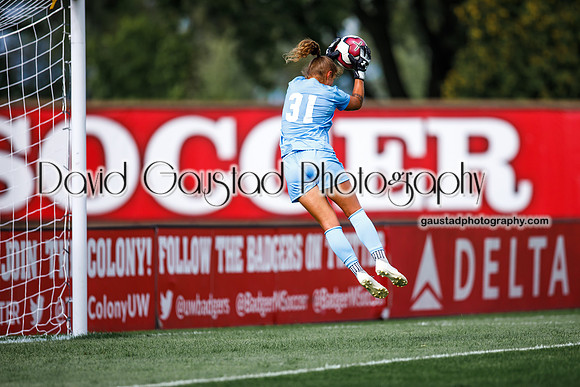 Erin McKinney Wisconsin Badgers Women's Soccer vs. Marquette