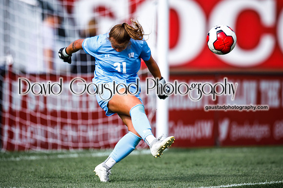 Erin McKinney Wisconsin Badgers Women's Soccer vs. Marquette