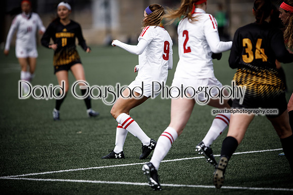 University of Wisconsin Madison Women's Soccer team vs. The University of Milwaukee Women's Soccer team