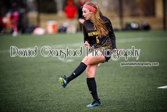 University of Wisconsin Madison Women's Soccer team vs. The University of Milwaukee Women's Soccer team