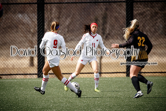 University of Wisconsin Madison Women's Soccer team vs. The University of Milwaukee Women's Soccer team