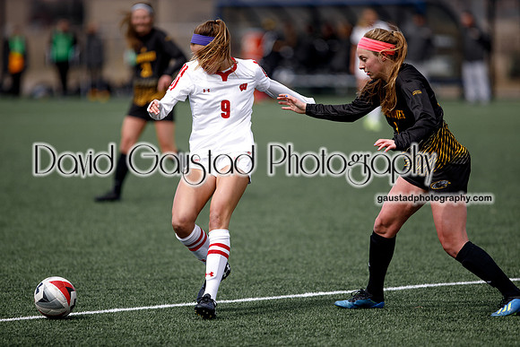 University of Wisconsin Madison Women's Soccer team vs. The University of Milwaukee Women's Soccer team