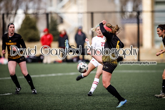 University of Wisconsin Madison Women's Soccer team vs. The University of Milwaukee Women's Soccer team