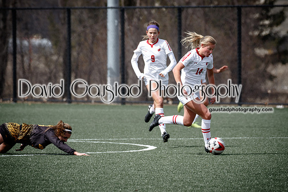 University of Wisconsin Madison Women's Soccer team vs. The University of Milwaukee Women's Soccer team