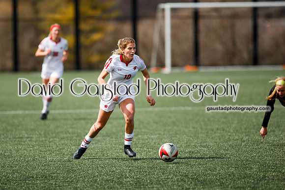 University of Wisconsin Madison Women's Soccer team vs. The University of Milwaukee Women's Soccer team