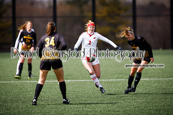 University of Wisconsin Madison Women's Soccer team vs. The University of Milwaukee Women's Soccer team