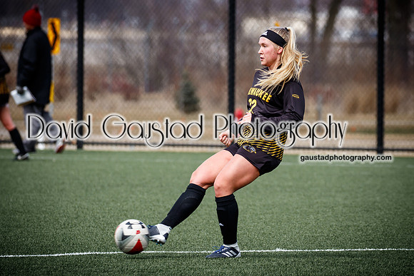 University of Wisconsin Madison Women's Soccer team vs. The University of Milwaukee Women's Soccer team