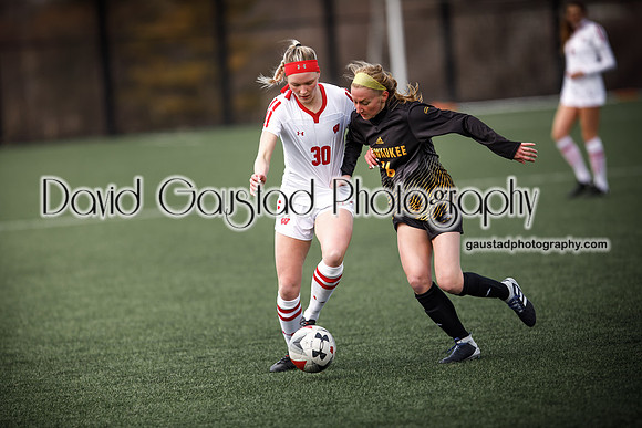 University of Wisconsin Madison Women's Soccer team vs. The University of Milwaukee Women's Soccer team