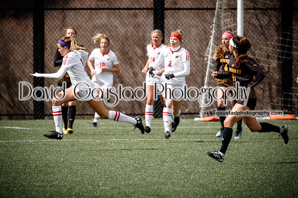 University of Wisconsin Madison Women's Soccer team vs. The University of Milwaukee Women's Soccer team