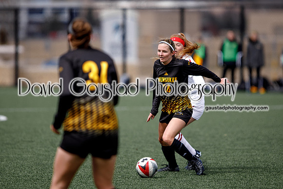 University of Wisconsin Madison Women's Soccer team vs. The University of Milwaukee Women's Soccer team