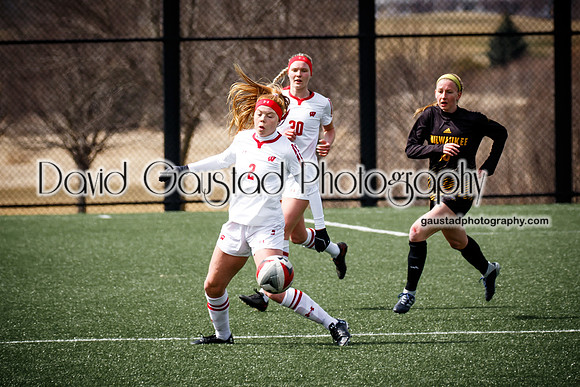 University of Wisconsin Madison Women's Soccer team vs. The University of Milwaukee Women's Soccer team