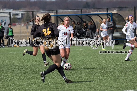 University of Wisconsin Madison Women's Soccer team vs. The University of Milwaukee Women's Soccer team