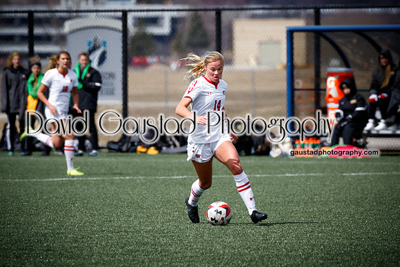 University of Wisconsin Madison Women's Soccer team vs. The University of Milwaukee Women's Soccer team
