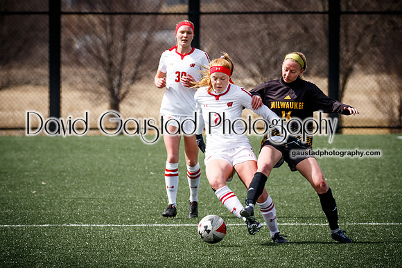 University of Wisconsin Madison Women's Soccer team vs. The University of Milwaukee Women's Soccer team
