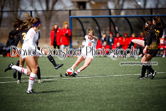 University of Wisconsin Madison Women's Soccer team vs. The University of Milwaukee Women's Soccer team