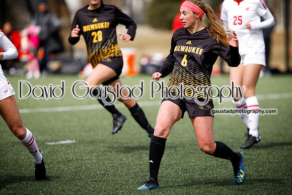 University of Wisconsin Madison Women's Soccer team vs. The University of Milwaukee Women's Soccer team