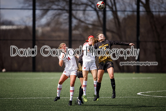 University of Wisconsin Madison Women's Soccer team vs. The University of Milwaukee Women's Soccer team