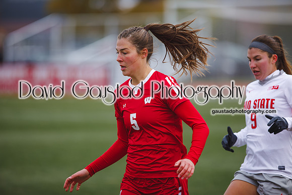 Payton Wesley University of Wisconsin Badgers Women's Soccer vs. Ohio State