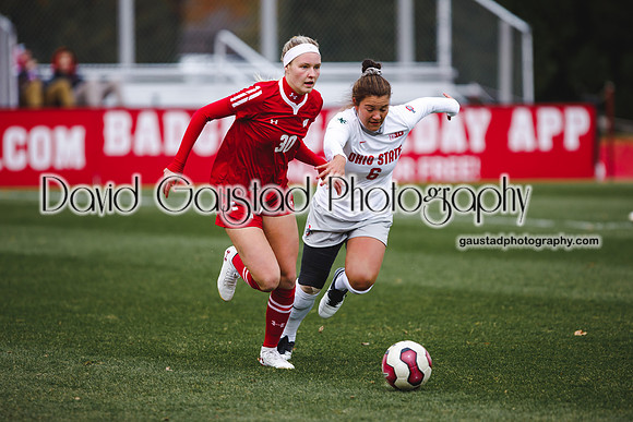 Camryn Biegalski University of Wisconsin Badgers Women's Soccer vs. Ohio State