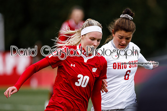 Camryn Biegalski University of Wisconsin Badgers Women's Soccer vs. Ohio State