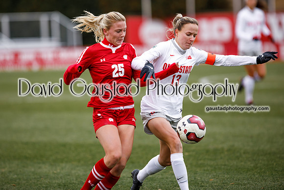 Cammie Murtha University of Wisconsin Badgers Women's Soccer vs. Ohio State