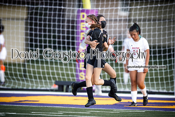 DeForest JV Girl's Soccer vs Milton