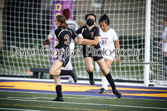 DeForest JV Girl's Soccer vs Milton