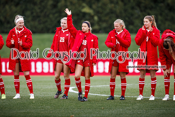 Dani Rhodes University of Wisconsin Badgers Women's Soccer vs. Ohio State