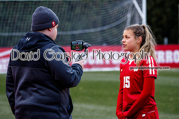 Dani Rhodes University of Wisconsin Badgers Women's Soccer vs. Ohio State