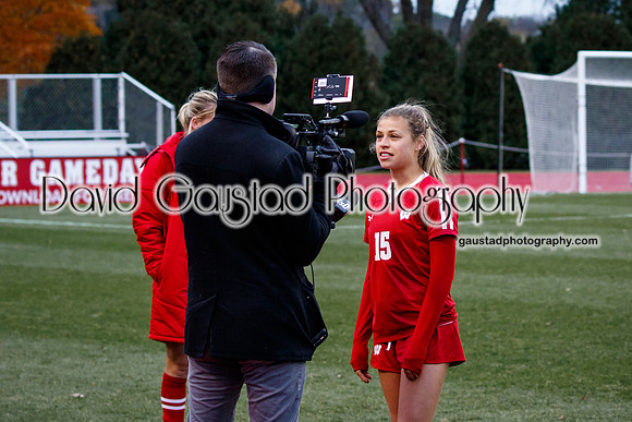 Dani Rhodes University of Wisconsin Badgers Women's Soccer vs. Ohio State
