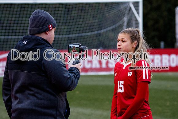 Dani Rhodes University of Wisconsin Badgers Women's Soccer vs. Ohio State