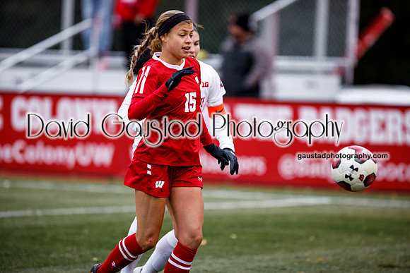 Dani Rhodes University of Wisconsin Badgers Women's Soccer vs. Ohio State
