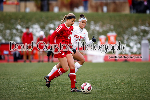 Dani Rhodes University of Wisconsin Badgers Women's Soccer vs. Ohio State