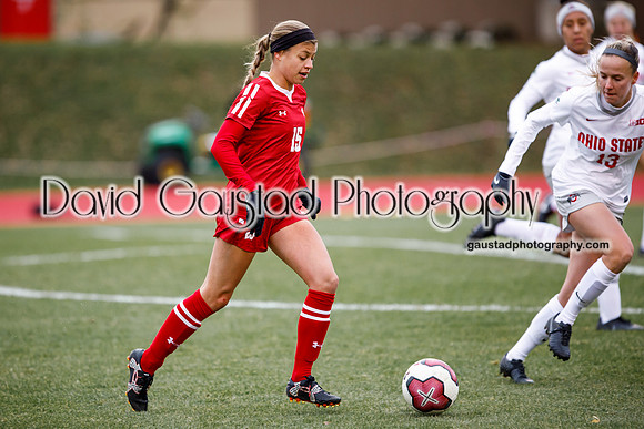 Dani Rhodes University of Wisconsin Badgers Women's Soccer vs. Ohio State