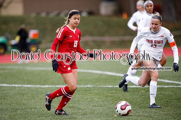 Dani Rhodes University of Wisconsin Badgers Women's Soccer vs. Ohio State