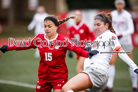 Dani Rhodes University of Wisconsin Badgers Women's Soccer vs. Ohio State