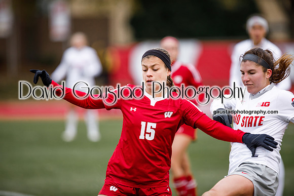 Dani Rhodes University of Wisconsin Badgers Women's Soccer vs. Ohio State