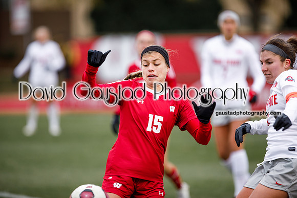 Dani Rhodes University of Wisconsin Badgers Women's Soccer vs. Ohio State