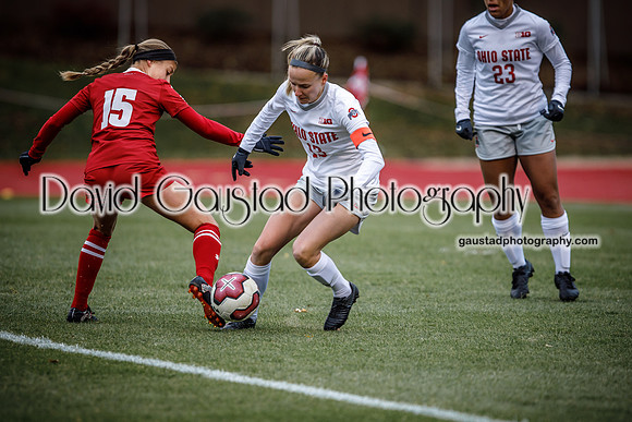 Dani Rhodes University of Wisconsin Badgers Women's Soccer vs. Ohio State
