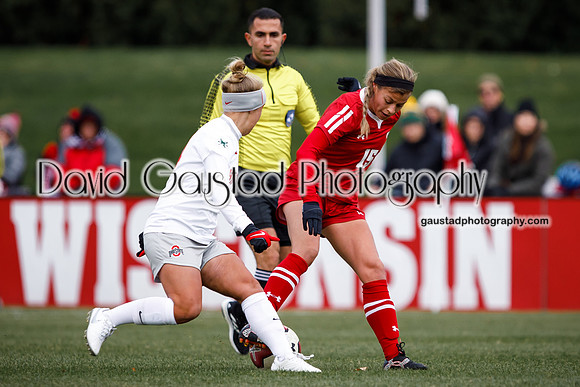 Dani Rhodes University of Wisconsin Badgers Women's Soccer vs. Ohio State