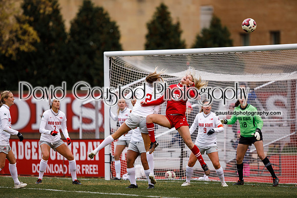 Cammie Murtha University of Wisconsin Badgers Women's Soccer vs. Ohio State