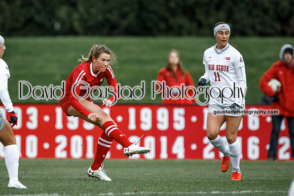 Lauren Rice University of Wisconsin Badgers Women's Soccer vs. Ohio State