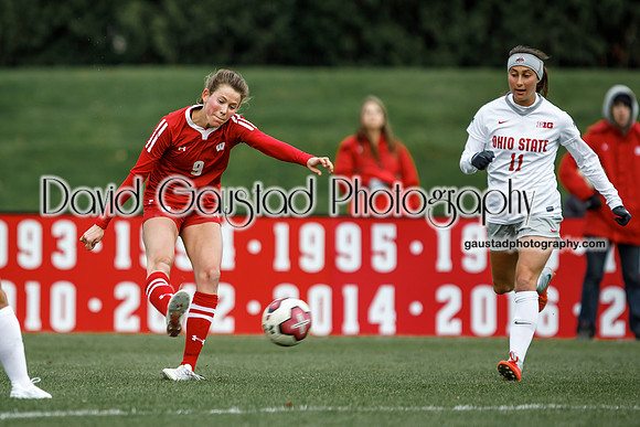 Lauren Rice University of Wisconsin Badgers Women's Soccer vs. Ohio State