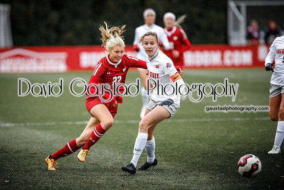 Jenna Kiraly University of Wisconsin Badgers Women's Soccer vs. Ohio State