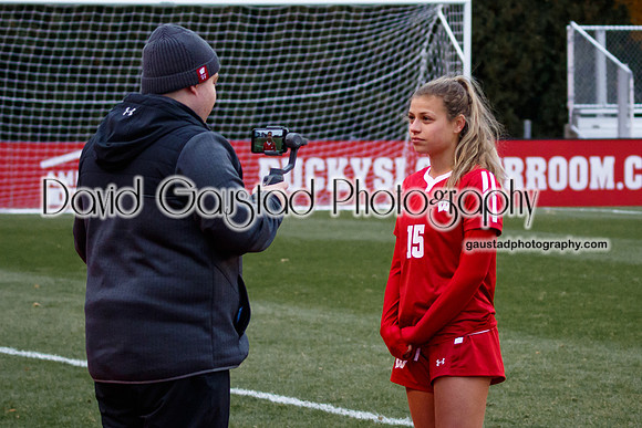 Dani Rhodes University of Wisconsin Badgers Women's Soccer vs. Ohio State