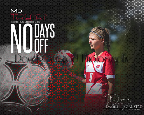 Mo No Days Off Wisconsin Women's Soccer  Morgan Taylor