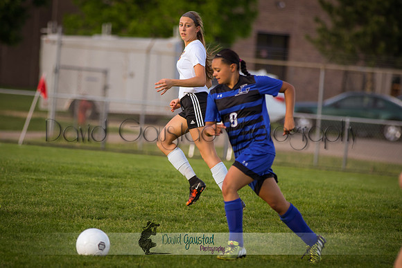 DeForest varsity girls soccer vs Lodi 5/24/2016